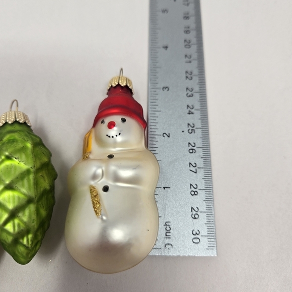 Christmas Ornaments St Nicholas Square European Glass Mouth Blown Hand Decorated - Picture 10 of 13